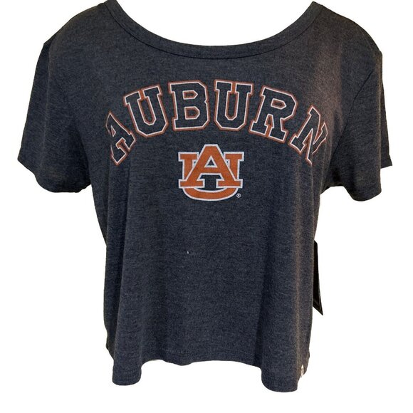 AU Auburn Tigers Ladies Crew Neck Raglan Shirt Medium New Colosseum NCAA - Picture 1 of 5